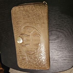 Brown Crocodile Embossed Wallet